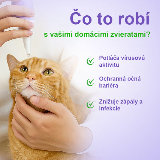 CleraNature® PetPro Kvapky na Oči pre Domáce Zvieratá