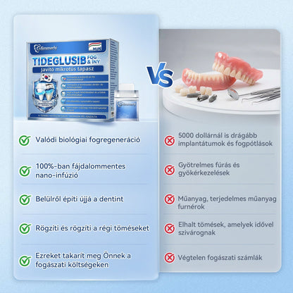 🦷 CleraNaure® Tideglusib Zubná a ďasnová opravná mikronáplasť | Pokročilé mikropásiky aktivujúce kmeňové bunky (obnovuje zubnú sklovinu a dentín • posilňuje ďasná • odstraňuje zubný kameň a zápach • zastavuje citlivosť zubov) 3.0