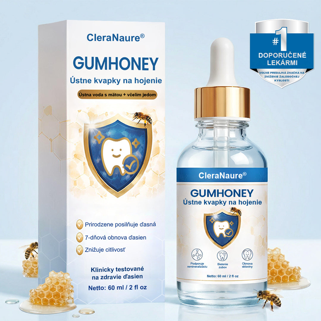 COLTURE® GumHoney kvapky na opravu ústnej dutiny