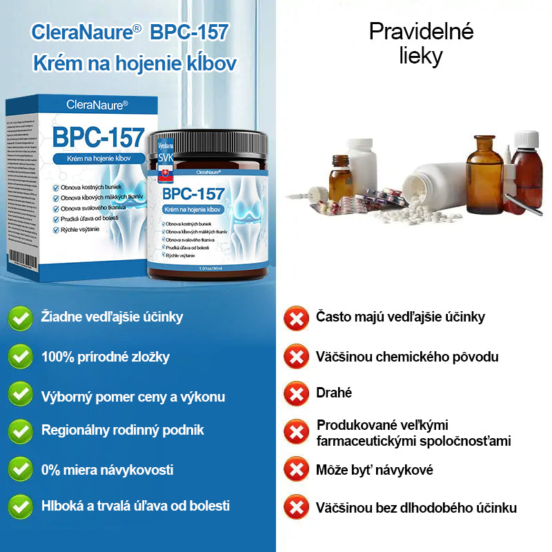🥇 Posledný deň akcie 80% ZĽAVA | 🇸🇰 CleraNature® BPC-157 Krém na hojenie kĺbov 🦴 Lieči artritídu, neuropatiu, reumatizmus, športové zranenia a ďalšie