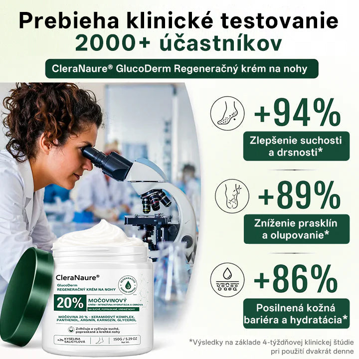 CleraNaure®GlucoDerm Regeneračný krém na nohy