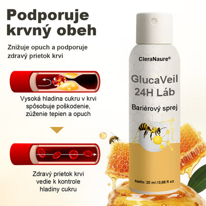 CleraNaure® GlucaVeil 24H Спрей за защита на краката