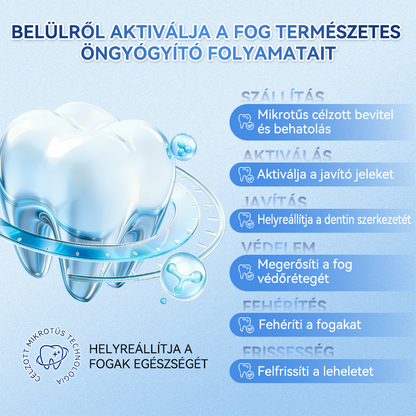 🦷 CleraNaure® Tideglusib Zubná a ďasnová opravná mikronáplasť | Pokročilé mikropásiky aktivujúce kmeňové bunky (obnovuje zubnú sklovinu a dentín • posilňuje ďasná • odstraňuje zubný kameň a zápach • zastavuje citlivosť zubov) 3.0
