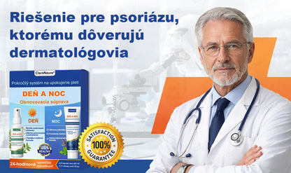 🥇CleraNaure® Ekzémový deň a noc regeneračný systém – 100% bezsteroidné duo na intenzívne svrbenie, začervenanie a porušenú pokožku (akcia)