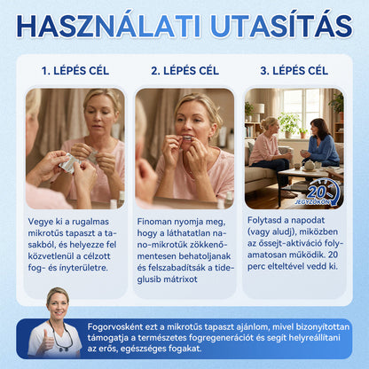 🦷 CleraNaure® Tideglusib Zubná a ďasnová opravná mikronáplasť | Pokročilé mikropásiky aktivujúce kmeňové bunky (obnovuje zubnú sklovinu a dentín • posilňuje ďasná • odstraňuje zubný kameň a zápach • zastavuje citlivosť zubov) 3.0