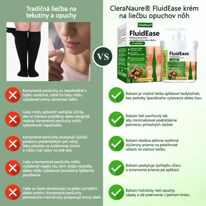 ✨Povedzte zbohom opuchnutým, boľavým nohám – CleraNaure® FluidEase Profesionálny krém na zlepšenie krvného obehu v nohách prináša skutočnú úľavu! ✨🦵
