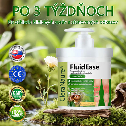 ✨Povedzte zbohom opuchnutým, boľavým nohám – CleraNaure® FluidEase Profesionálny krém na zlepšenie krvného obehu v nohách prináša skutočnú úľavu! ✨🦵