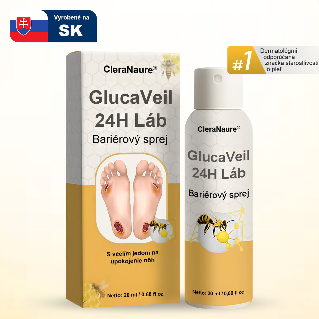 CleraNaure® GlucaVeil 24H Спрей за защита на краката