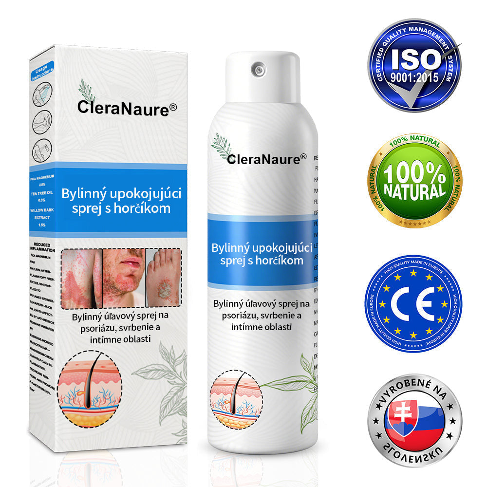 ClereNature® Magnesium Spray – Rýchla úľava pre svrbivú, červenú a citlivú pokožku (aj intímne oblasti)