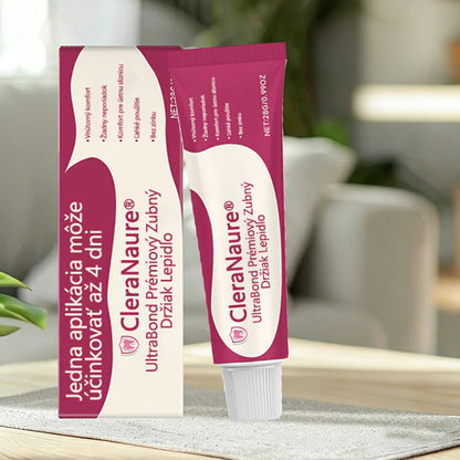 🦷CleraNaure® UltraBond Prémium Fixačný Krém na Zubné Náhrady