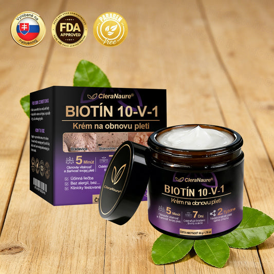 CleraNaure® Biotin 10-v-1 Kožný Regeneračný Krém