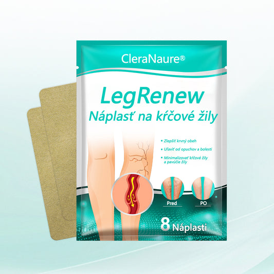 CleraNature® LegRenew Náplasti na kŕčové žily