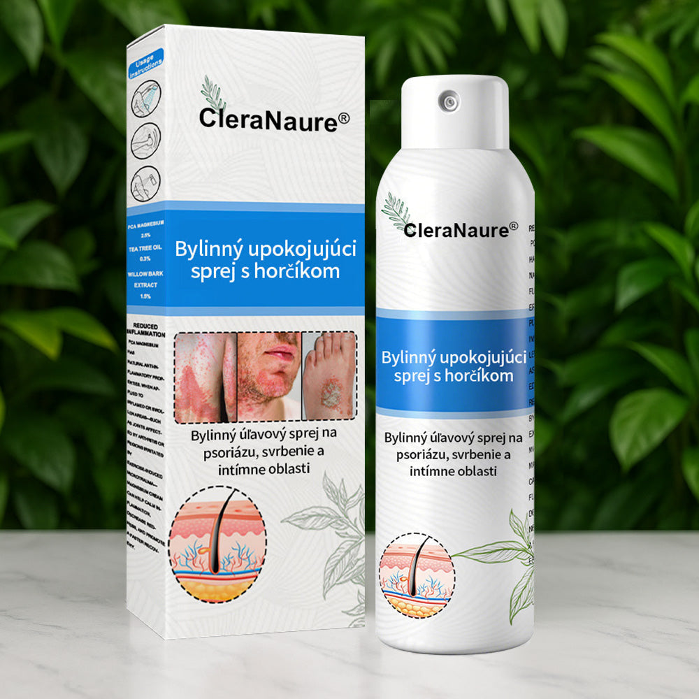 ClereNature® Magnesium Spray – Rýchla úľava pre svrbivú, červenú a citlivú pokožku (aj intímne oblasti)