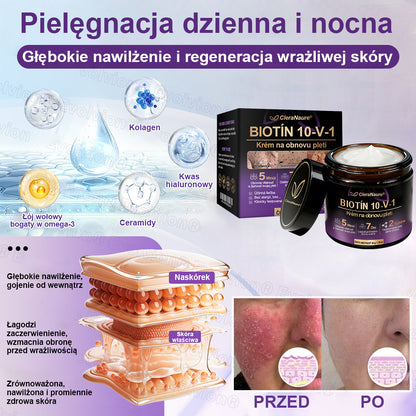 🥇CleraNaure® Biotin 10-v-1 Kožný Regeneračný Krém