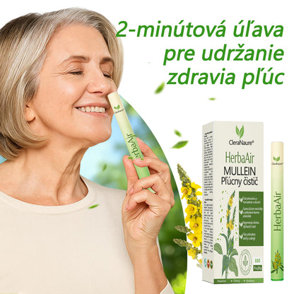 ✅✅CleraNature® HerbaAir – Čistič pľúc s divozelom