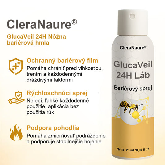 CleraNaure® GlucaVeil 24H Спрей за защита на краката