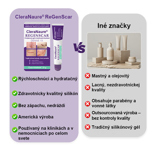 CleraNaure® ReGenScar – gél s kmeňovými bunkami na jazvy