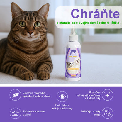 CleraNature® PetPro Kvapky na Oči pre Domáce Zvieratá