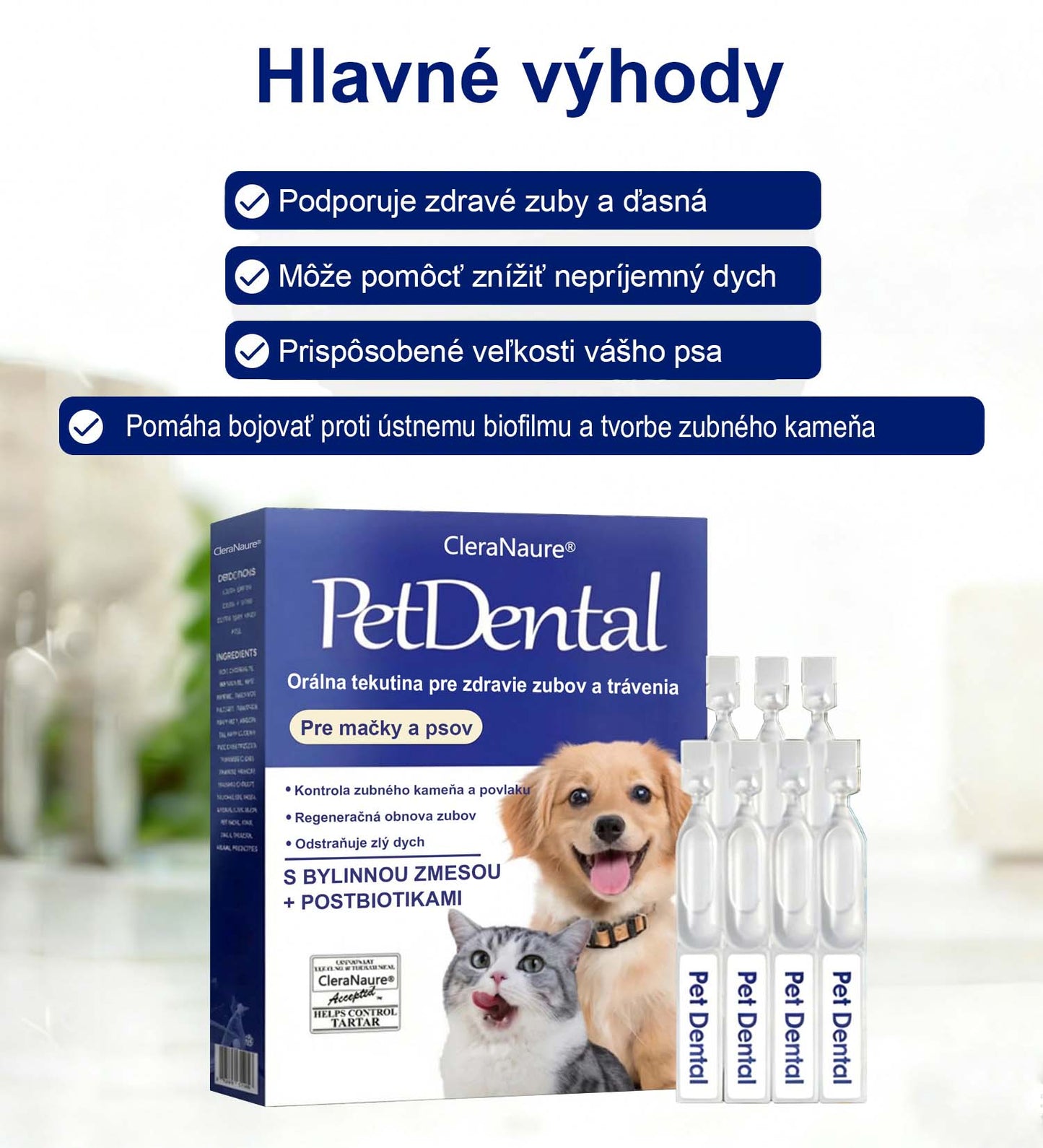 [Oficiálny obchod] CleraNaure® Ústny roztok na starostlivosť o zuby a trávenie zvierat – Osviežuje dych, odstraňuje zubný kameň, podporuje regeneráciu ďasien a stabilizuje zuby (pre mačky a psov) – Ušetrite 80 % ešte dnes!