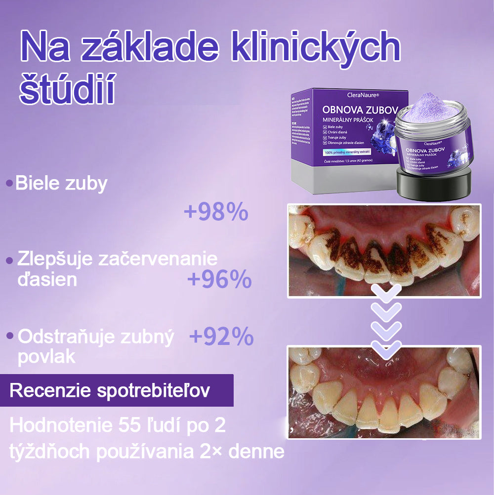 🦷🦷CleraNature® prášok na obnovu zubov🔮
