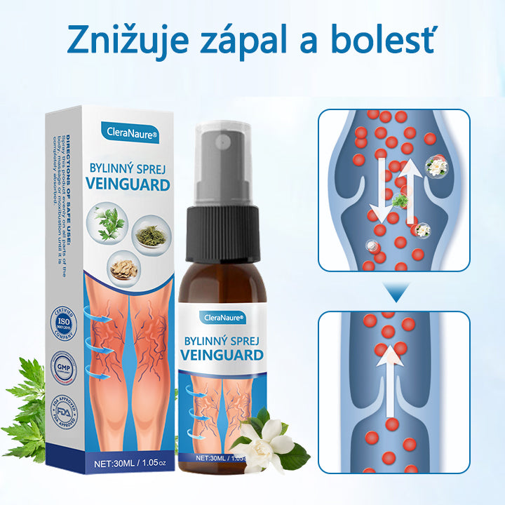 CleraNaure® VenGuard - Bylinný sprej na kŕčové žily