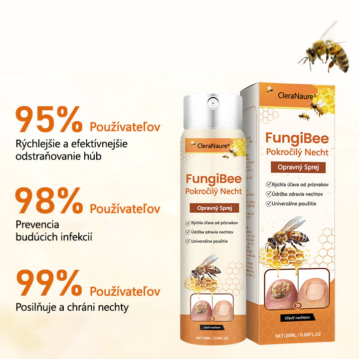 CleraNature® FungiBee Pokročilý sprej na opravu nechtov