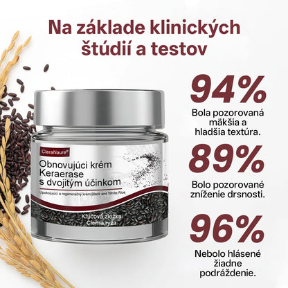 CleraNaure® OryzaClear – Obnovujúci krém s čiernou ryžou proti kožným výrastkom a hrbolčekom · Jemné rastlinné zjemnenie