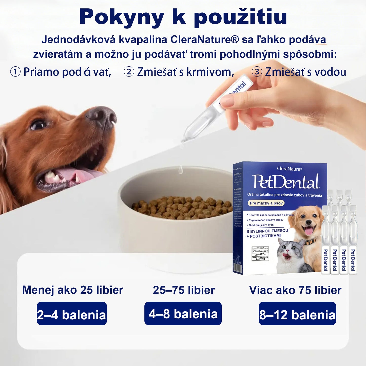 [Oficiálny obchod] CleraNaure® Ústny roztok na starostlivosť o zuby a trávenie zvierat – Osviežuje dych, odstraňuje zubný kameň, podporuje regeneráciu ďasien a stabilizuje zuby (pre mačky a psov) – Ušetrite 80 % ešte dnes!