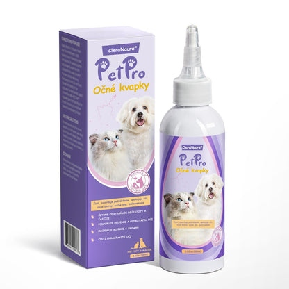 CleraNature® PetPro Kvapky na Oči pre Domáce Zvieratá