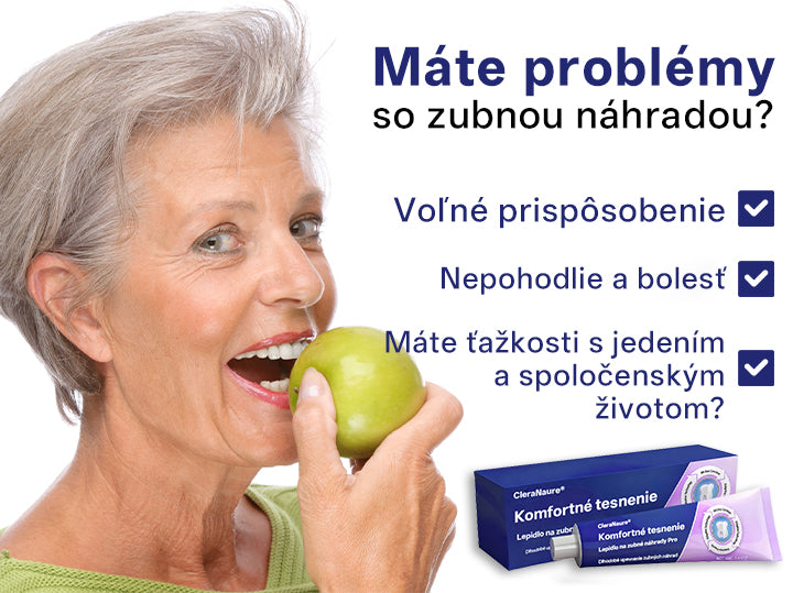 💎CleraNaure® Comfort Seal Pro – lepidlo na zubné náhrady, ktoré drží💎