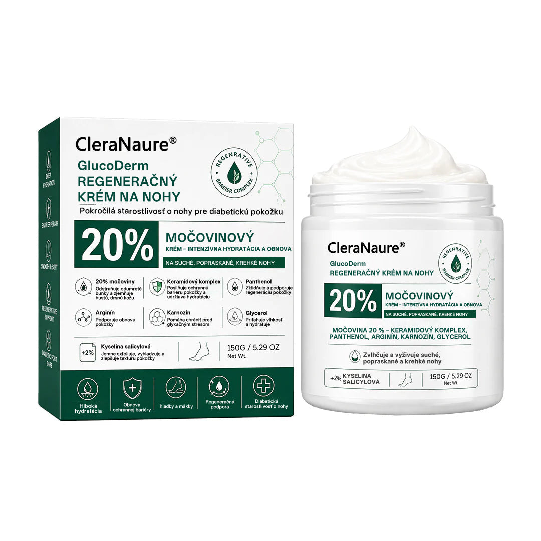 CleraNaure®GlucoDerm Regeneračný krém na nohy