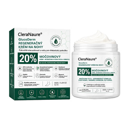 CleraNaure®GlucoDerm Regeneračný krém na nohy