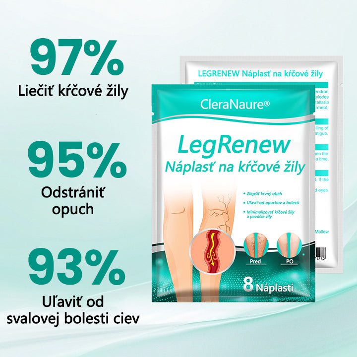 🛡️CleraNature® LegRenew Náplasti na kŕčové žily