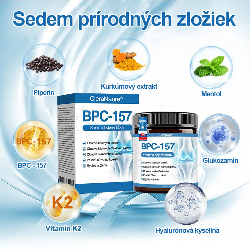 🥇 Posledný deň akcie 80% ZĽAVA | 🇸🇰 CleraNature® BPC-157 Krém na hojenie kĺbov 🦴 Lieči artritídu, neuropatiu, reumatizmus, športové zranenia a ďalšie