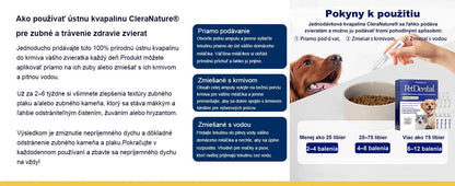 [Oficiálny obchod] CleraNaure® Ústny roztok na starostlivosť o zuby a trávenie zvierat – Osviežuje dych, odstraňuje zubný kameň, podporuje regeneráciu ďasien a stabilizuje zuby (pre mačky a psov) – Ušetrite 80 % ešte dnes!