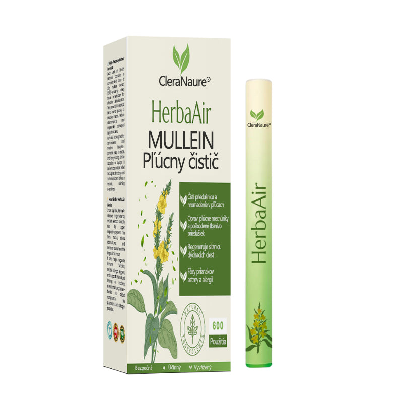 ✅✅CleraNature® HerbaAir – Čistič pľúc s divozelom
