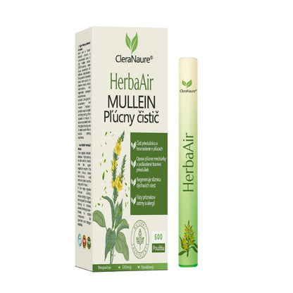 ✅✅CleraNature® HerbaAir – Čistič pľúc s divozelom